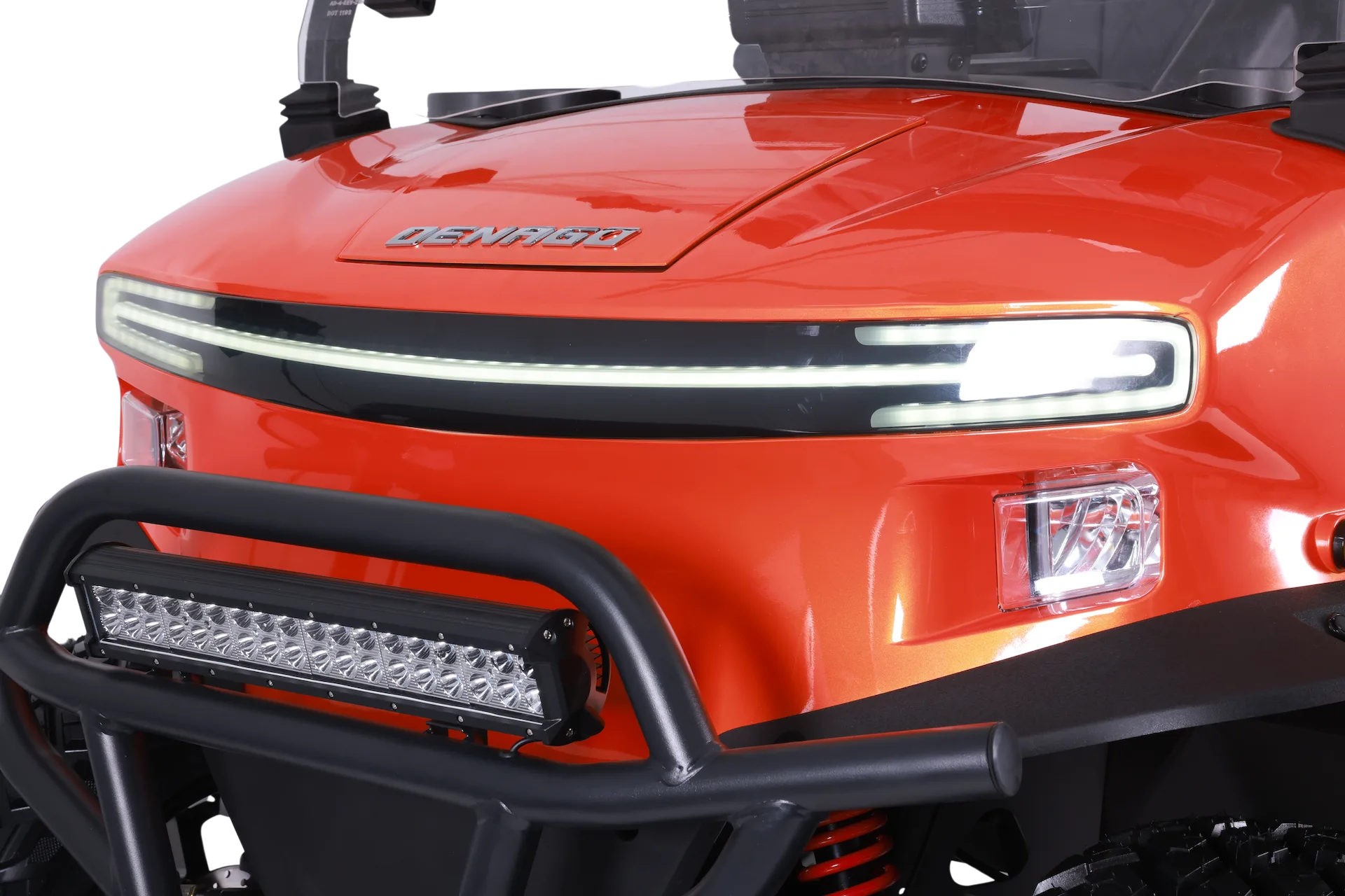 Detalle luces LED carro de golf eléctrico Denago EV Rover XL 6