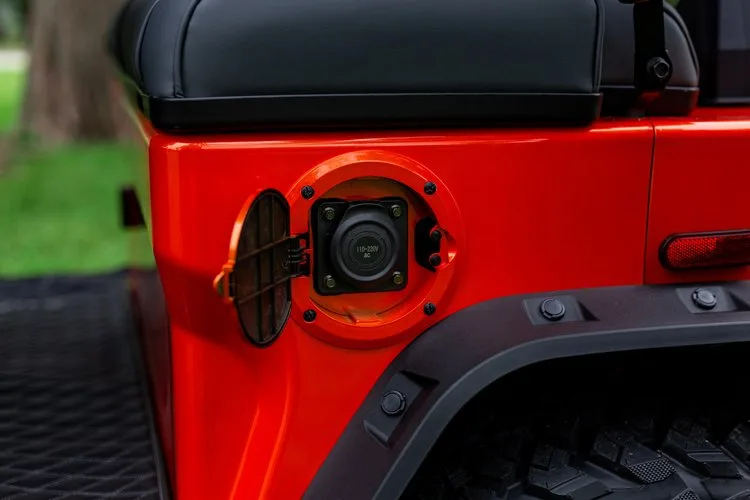 Carro de golf eléctrico Denago EV Rover XL 6 detalle frontal